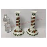 Pomona Portmeirion Goddess of Fruit Candlesticks