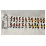 Vintage Wooden Mr & Mrs Bunny Rabbit Ornaments