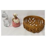 Handcrafted Mouse & 2005 Henn Basket