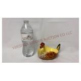 Vintage Lefton China Chicken Scrubbie Soap Dish