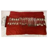 Onieda Wm A Rogers AA Heavy Plate Flatware Set