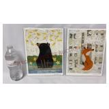 Kate Endle 2021 Bear & Fox Art Prints - 8"x10"