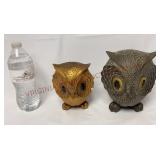 Vintage Freeman McFarlin Potteries Owl Figurines