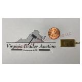 Jewelry - .750 18K Italy Lire Bank Note Pendant