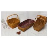 Vintage Longaberger Baskets - 3 - See Desc