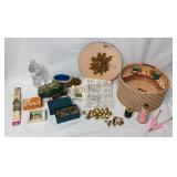 Vintage Sewing Basket & Contents