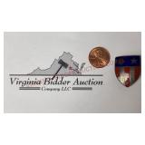 WW2 CBI Enameled Silver R.K.&Co. Insignia Pin