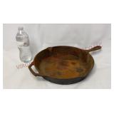 Vintage Lodge 10SK 12" Rim Cast Iron Skillet
