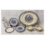 Vintage Royal RYL363 Blue Willow Dinnerware - 10pc