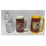 VIntage Thermo-Serv Washington Redskins Mugs