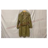 U.S. Army Nylon / Vinyl Raincoat - Size Short 36