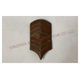Brass Rank Master Sergeant Chevron