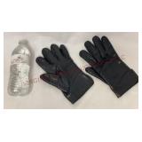 Black Drivers Gloves Size Large 10-10-1/2