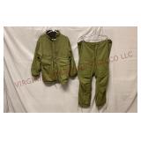 Chemical Protective Suit - Top Med & Bottom Large