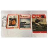 1940s Time, Newsweek & Alaska Edit Yank Magazines