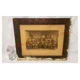Late 1800s State Guard General Staff Framed Photo