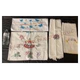 Vintage Embroidered Pillow Cases - 4