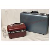 Vintage American Tourister Train Case & Suitcase