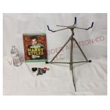 Harry Styles Book, Guitar Picks & Drum Stand