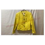 Spiegel Womens Leather Coat - Size 10