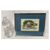 1970s Mabry's Mill Numbered Watercolor Print