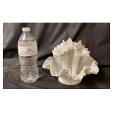 Vintage Fenton Hobnail Milk Glass 6.25' Epergnette