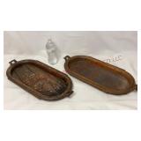 #8 Cast Iron Oval Griddles / Sad Iron Warmers