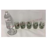 Juicer & Hazel Atlas Old Curiosity Juice Glasses