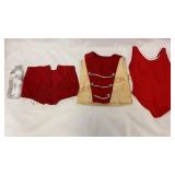 Vintage Costume Majorette Marching Band Clothing