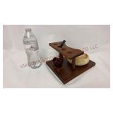 Aldo Velani Italian Pipe, Stand & Alabaster Bowl