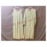 Vintage Shadowline Peignor Robe Nightgown Set