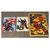 Vintage Latch Hook - Liberty, Deer & Flowers