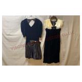 Vintage Jamie & Lanz Original Velvet Dresses