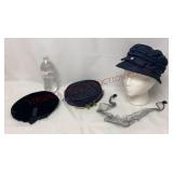 Vintage Ladies Pillbox Facinator Hats & Veil