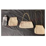 Vintage Beaded Clutch Purses - Hong Kong