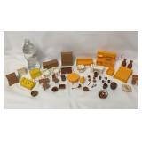 Vintage Plastic Dollhouse Furniture & Accessories