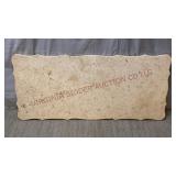 Vintage Marble Scallop Edge Slab 40.5' by 18.5'