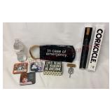Wine Bag, Corkcicle, Sign, Corkscrew & Coasters