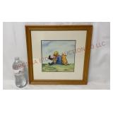 Classic Winnie the Pooh 'Boots' Framed Print