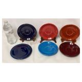 Homer Laughlin Fiesta Saucers & Bread Butter Plate