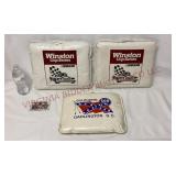 Vintage NASCAR Stadium Cushions & Earnhardt Card
