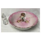 Antique Victorian MZ Austria Portrait Bowl