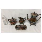 Vintage Poole Silver Plate / Silverplate Set