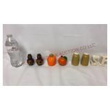 Vintage Salt & Pepper Shakers - 3 Sets, 2 Singles