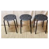 Ikea Marius Stools - 3 - Lightweight & Stacking
