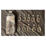 Vintage Glass Teardrop Prisms - 10