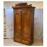 Antique Eastlake Victorian Knockdown Armoire