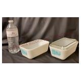 Pyrex Amish Butterprint 502 Refrigerator Dishes