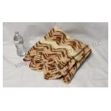 Vintage Hand Made Crochet Afghan - 52"x58"