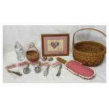 1980s Baskets, Utensil Ornaments, Art & Paddle